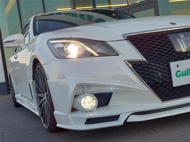 クラウンハイブリッド アスリートS ブラックスタイル サンルーフ 純正ナビ パノラミックビューモニター ROJAMフルエアロ ROJAM4本出マフラー レーダークルーズコントロール キセノンヘッドライト レザーシート シートヒーター セーフティセンス(33枚目)