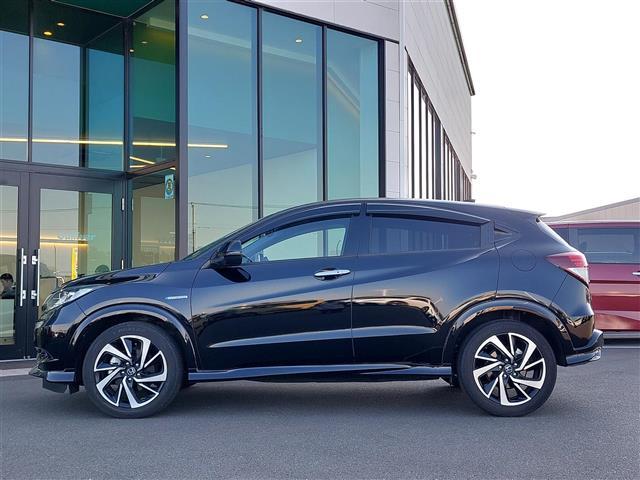 ヴェゼル ハイブリッド　純正７インチナビ　フルセグＴＶ　バックカメラ　ＥＴＣ　ホンダセンシング　アダプティブクルーズコントロール　衝突軽減ブレーキ　パドルシフト　ハーフレザーシート　シートヒーター　純正アルミホイール　ＥＳＣ（37枚目）