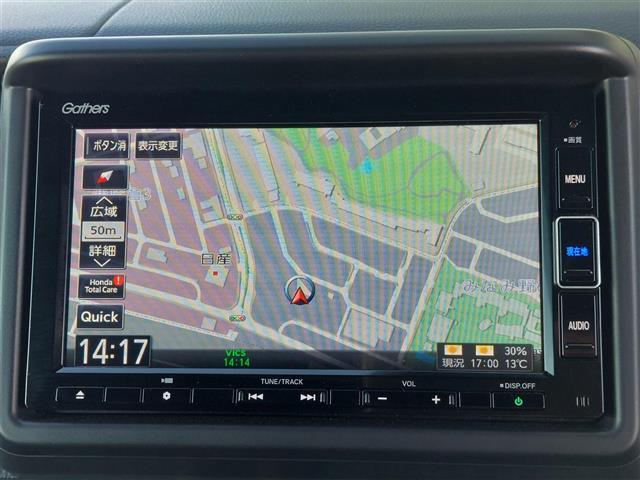 Ｎ－ＶＡＮ＋スタイル ファン・ターボホンダセンシング　純正ナビ　バックカメラ　ＥＴＣ　ＬＥＤライト　フォグランプ　アダプティブクルーズコントロール　衝突軽減ブレーキ　車線逸脱警報　横滑り防止装置　バックソナー　プッシュスタート　スマートキー　ナビ＆ＴＶ（3枚目）