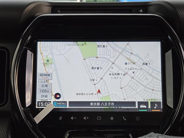 ハスラー ハイブリッドX 届出済未使用車 全方位モニター 純正ナビ フルセグTV 衝突軽減ブレーキ レーダークルーズコントロール コーナーセンサー LEDヘッドライト シートヒーター 純正アルミホイール スマートキー AAC(3枚目)