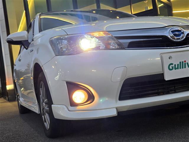 カローラフィールダー ハイブリッドG エアロツアラー・ダブルバイビー 純正7インチナビ Bluetooth接続 ドライブレコーダー バックカメラ 純正フロアマット 純正15インチアルミホイール ハーフレザーシート カーテンエアバッグ ドアバイザー オートライト ETC(36枚目)