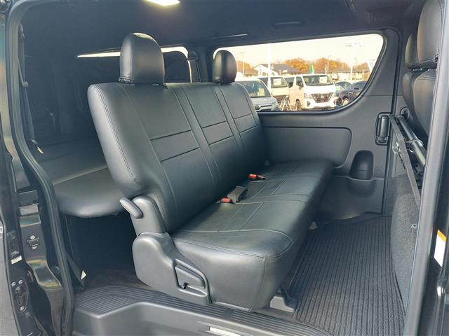 ハイエースバン スーパーGL 50TH アニバーサリーリミテッド セーフティセンス プリクラッシュセーフティ レーンキープアシスト オートハイビーム SDナビ バックカメラ 両側パワースライドドア LEDヘッドライト ベットキット ドラレコ ETC SDナビ 地デジ(27枚目)