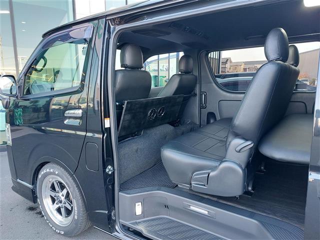 ハイエースバン スーパーGL 50TH アニバーサリーリミテッド セーフティセンス プリクラッシュセーフティ レーンキープアシスト オートハイビーム SDナビ バックカメラ 両側パワースライドドア LEDヘッドライト ベットキット ドラレコ ETC SDナビ 地デジ(31枚目)