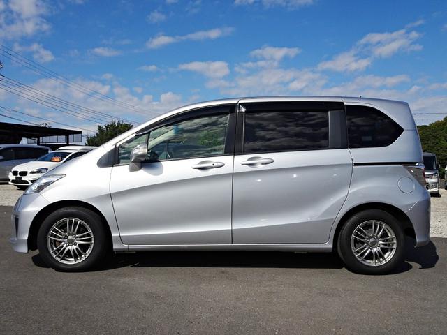 フリード X サイドリフトアップシート 禁煙車 メモリーナビ DVD ワンセグ Bカメラ BT音楽 スマートキー ETC オートエアコン ステアリモコン 左電動スライドドア HID 社外15インチAW Tチェーン(52枚目)