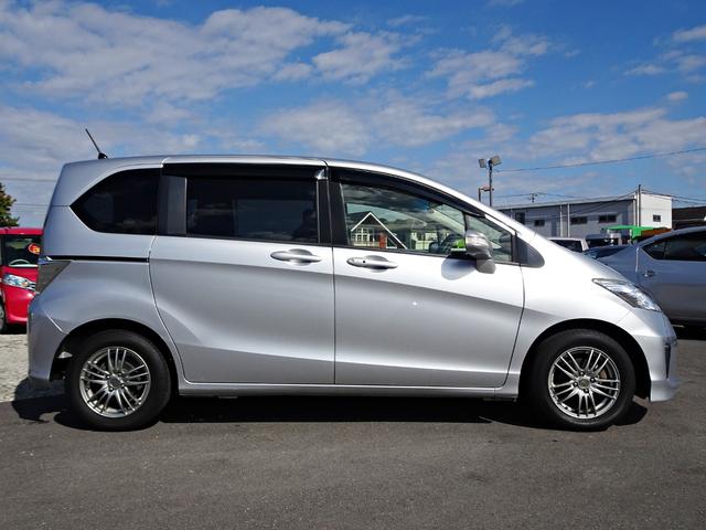 フリード X サイドリフトアップシート 禁煙車 メモリーナビ DVD ワンセグ Bカメラ BT音楽 スマートキー ETC オートエアコン ステアリモコン 左電動スライドドア HID 社外15インチAW Tチェーン(54枚目)