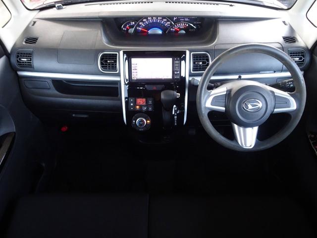 タント カスタムX SAII スローパー 電動ウィンチ SDナビ DVD フルセグ バックカメラ USB BT音楽 スマートキー ETC Aライト 両側電動スライドドア Aストップ 衝突軽減 LEDライト フォグ 純正14AW(10枚目)