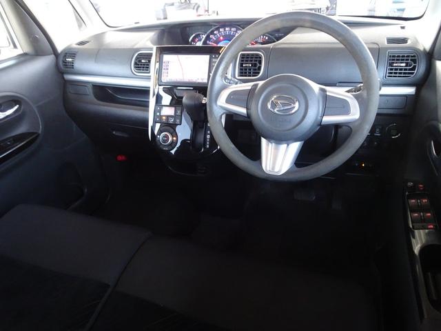 タント カスタムX SAII スローパー 電動ウィンチ SDナビ DVD フルセグ バックカメラ USB BT音楽 スマートキー ETC Aライト 両側電動スライドドア Aストップ 衝突軽減 LEDライト フォグ 純正14AW(11枚目)