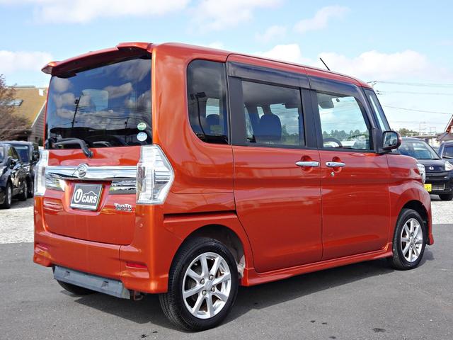 タント カスタムX SAII スローパー 電動ウィンチ SDナビ DVD フルセグ バックカメラ USB BT音楽 スマートキー ETC Aライト 両側電動スライドドア Aストップ 衝突軽減 LEDライト フォグ 純正14AW(61枚目)