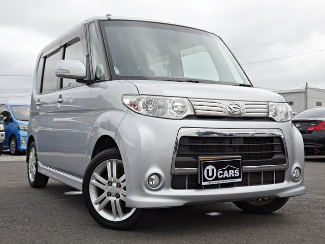 タント カスタムRS 後期 禁煙車 ターボ SDナビ DVD再生 フルセグ バックカメラ AUX BT音楽 スマートキー オートエアコン 左電動ドア HIDライト フォグ 純正15AW タイミングチェーン(57枚目)