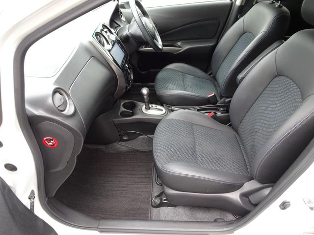 ノート メダリスト 禁煙車 SDナビ DVD再生 フルセグ 全方位カメラ BT音楽 ETC スマートキー Aライト オートエアコン ハーフレザー Aストップ シートリフター 社外14AW Tチェーン タイヤ4本新品(14枚目)