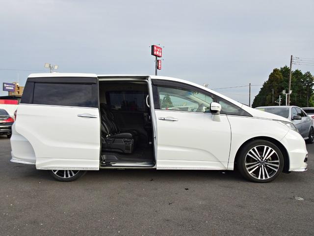 オデッセイ アブソルート・EX 車検整備2年付 禁煙 ナビ フルセグ F&Bカメラ BT音楽 HDMI スマキー ETC Aライト クルコン ステリモ 電動シート 本革 シートヒータ 両側電動 後席モニタ 衝突軽減 BSM LED(60枚目)