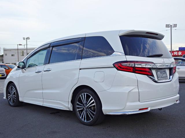 オデッセイ アブソルート・EX 車検整備2年付 禁煙 ナビ フルセグ F&Bカメラ BT音楽 HDMI スマキー ETC Aライト クルコン ステリモ 電動シート 本革 シートヒータ 両側電動 後席モニタ 衝突軽減 BSM LED(61枚目)
