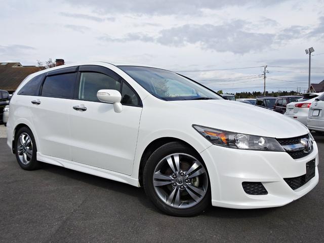 ストリーム RSZ 車検整備2年付 禁煙車 HDDナビ DVD再生 音楽録音 フルセグ バックカメラ キーレス ETC パドルシフト 純正17AW HIDライト タイミングチェーン ウインカーミラー(9枚目)