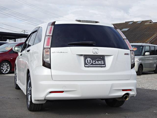 ストリーム RSZ 車検整備2年付 禁煙車 HDDナビ DVD再生 音楽録音 フルセグ バックカメラ キーレス ETC パドルシフト 純正17AW HIDライト タイミングチェーン ウインカーミラー(60枚目)