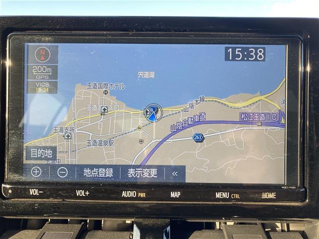 ハイブリッドG Z 純正メモリナビ/Bluetooth接続/フルセグTV/DVD再生可/バックカメラ/ETC2.0/クリアランスソナー/スマートキー/スペアキー/革巻きステアリング/社外4本出しマフラー【GANADOR】(2枚目)