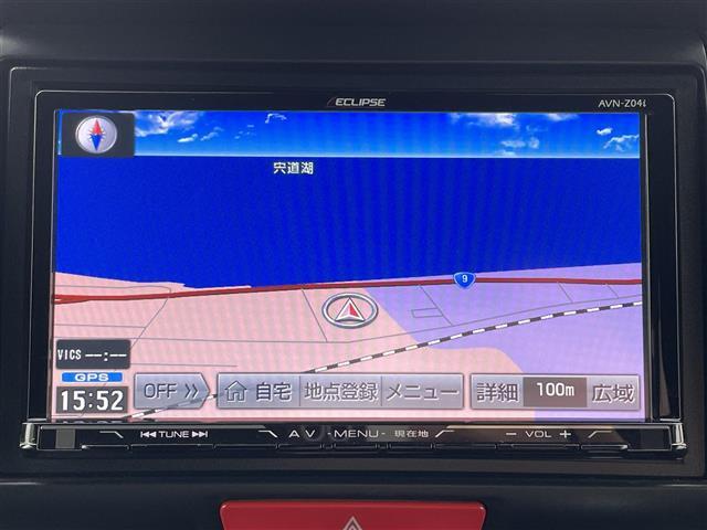 Ｎ－ＢＯＸスラッシュ Ｇ・ターボＡパッケージ　ＣＴＢＡ☆社外ＳＤナビ☆ＣＤ／ＤＶＤ／ＤＴＶ／Ｂｌｕｅｔｏｏｔｈ☆バックカメラ☆クルーズコントロール☆ＨＩＤオートライト☆ＥＴＣ☆スマートキー☆プッシュスタート　電動格納ミラー　フロアマット（3枚目）