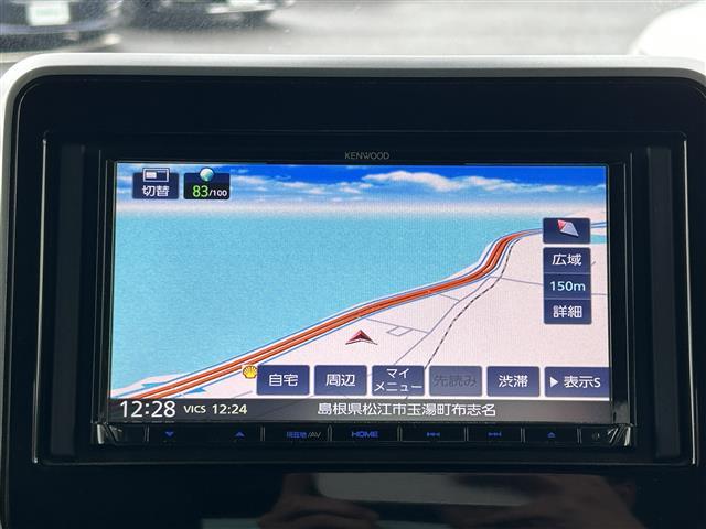 スペーシアカスタム ハイブリッドＸＳ　レーダーブレーキサポート☆社外ナビ☆ＣＤ／ワンセグＴＶ☆バックカメラ☆両側パワースライドドア　☆コーナーセンサー　☆ＥＴＣ☆ＬＥＤオートライト☆ステアリングスイッチ☆アイドリングストップ（6枚目）