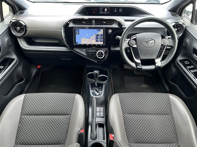 アクア クロスオーバー　トヨタセーフティセンス　純正９インチナビ　ＤＶＤ／ＤＴＶ／Ｂｌｕｅｔｏｏｔｈ　バックカメラ　ＬＥＤオートライト　オートマチックハイビーム　ＬＤＡ　ビルトインＥＴＣ　社外ＡＷ付きスタッドレス積込（42枚目）