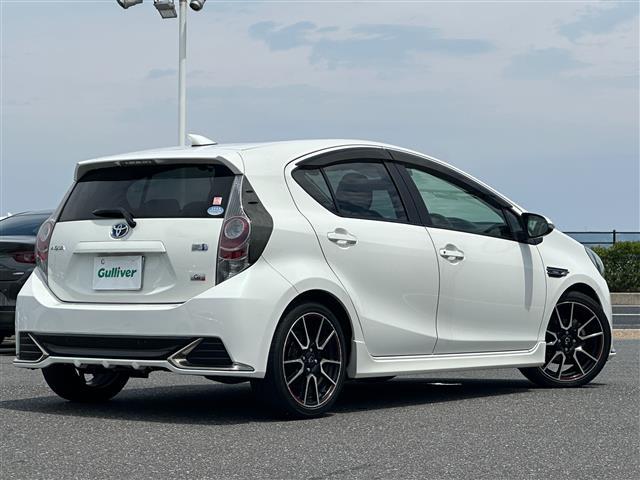 アクア Ｇ　Ｇ’ｓ　社外ナビ☆ＣＤ／ＤＶＤ／ＤＴＶ／Ｂｌｕｅｔｏｏｔｈ☆スマートキー☆プッシュスタート　☆ＬＥＤオートライト☆Ｇｓ専用アルミホイール☆Ｇｓ専用シート☆ＥＴＣ☆ドアバイザー（30枚目）