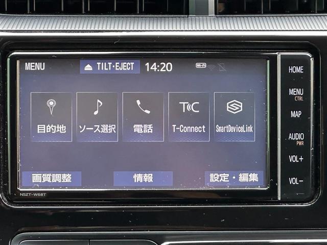 アクア Ｓスタイルブラック　トヨタセーフティセンス　純正ナビ　ＣＤ／ＤＶＤ／ＤＴＶ／Ｂｌｕｅｔｏｏｔｈ　バックカメラ　ＬＥＤオートライト　ビルトインＥＴＣ　ステアリングスイッチ　スマートキー　プッシュスタート　純正フロアマット（6枚目）
