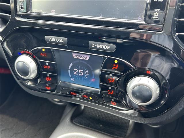 ジューク １５ＲＸ　ワンオーナー　純正ナビ　ＡＭ／ＦＭ／ＣＤ／ＤＶＤ／ＢＴ　全周囲カメラ　ＥＴＣ　　オートライト　ＨＩＤライト　フォグランプ　純正フロアマット　アイドリングストップ　スマートキー（7枚目）