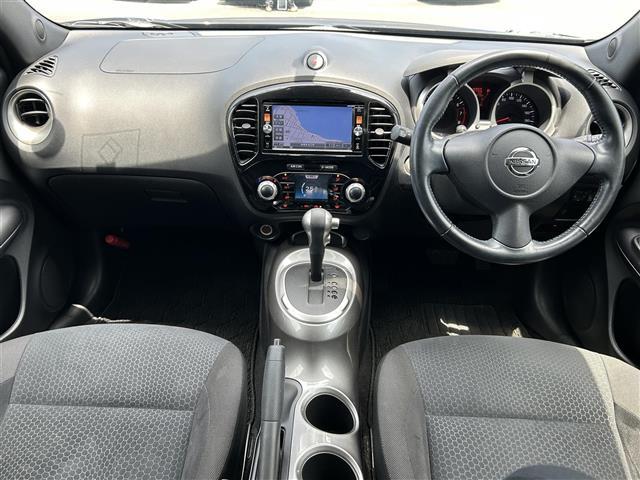 ジューク １５ＲＸ　ワンオーナー　純正ナビ　ＡＭ／ＦＭ／ＣＤ／ＤＶＤ／ＢＴ　全周囲カメラ　ＥＴＣ　　オートライト　ＨＩＤライト　フォグランプ　純正フロアマット　アイドリングストップ　スマートキー（41枚目）