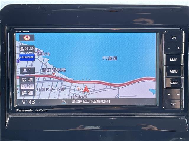 クロスビー ハイブリッドＭＸ　社外ナビ（ＣＮ－ＲＥ０４ＷＤ）ＡＭ／ＦＭ／ＣＤ／ＤＶＤ／Ｂｌｕｅｔｏｏｔｈ／フルセグテレビ／バックカメラ／ＥＴＣ／パドルシフト／電動格納ミラー／シートヒーター（Ｄ席＋Ｎ席）／純正マット／横滑り防止（3枚目）