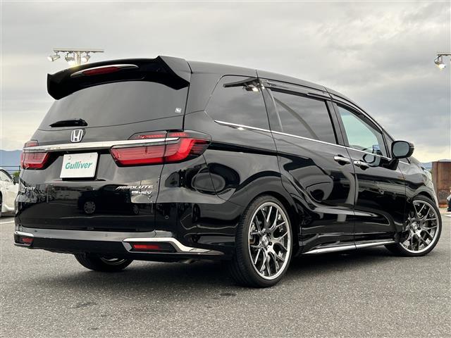 オデッセイハイブリッド ｅ：ＨＥＶアブソルート・ＥＸ　１オーナー／純正１０型ナビ／全周囲カメラ／ＴＥＩＮ車高調／マーベリック２０インチＡＷ／フリップダウン／デジタルインナーミラー／両側パワースライドドア／シーケンシャルランプ／ハンズフリーパワーゲート（38枚目）