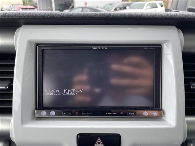 ハスラー Ｇ　カロッツェリアメモリナビ（Ｂｌｕｅｔｏｏｔｈ接続・ＣＤ／ＤＶＤ再生・ＳＤミュージックサーバー・ＡＭ／ＦＭ）ＥＴＣ／衝突軽減ブレーキ／横滑り防止装置／アイドリングストップ／ベンチシート／シートヒーター（3枚目）