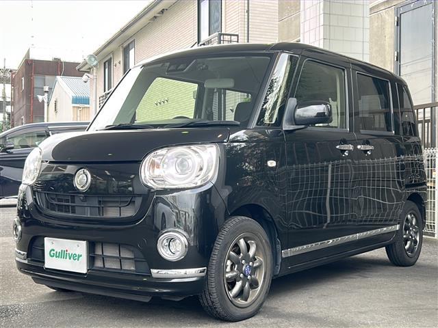 ムーヴキャンバス Ｇブラックインテリアリミテッド　ＳＡＩＩＩ　純正ナビ　両側パワースライドドア　全方位カメラ　禁煙　Ｂｌｕｅｔｏｏｔｈ接続　ドラレコ　オートマチックハイビーム　衝突被害軽減システム　アイドリングストップ　スマートキー　フルセグＴＶ（4枚目）