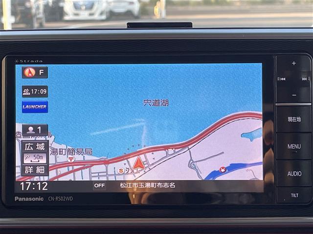 キャスト スポーツＳＡＩＩ　社外ナビ（ＣＮ－ＲＳ０２ＷＤ）／ＡＭ／ＦＭ／ＳＤ／ｉＰｏｄ／ＵＳＢ／ＣＤ／ＤＶＤ／Ｂｌｕｅｔｏｏｔｈ／フルセグＴＶ／バックカメラ／ＥＴＣ／革ステアリング／シートヒーター（Ｄ席）／アイドリングストップ（3枚目）