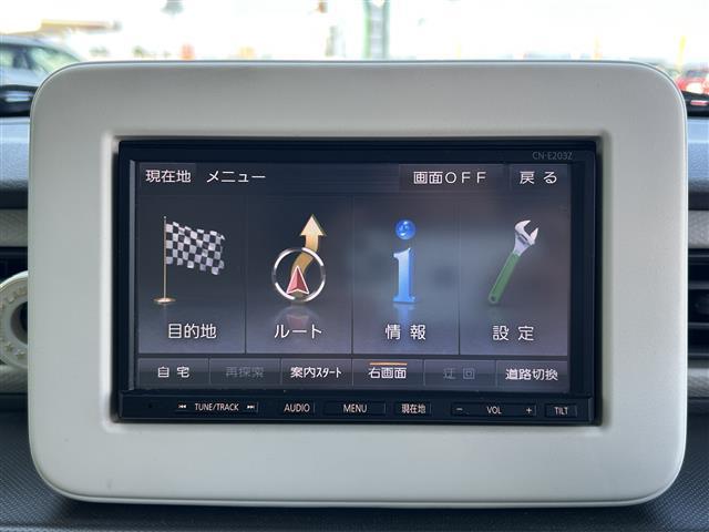 アルトラパン Ｌ　純正ナビ（ＣＮ－Ｅ２０３Ｚ）／取扱い説明書（車／ナビ）／ワンセグテレビ／プッシュスタート／衝突軽減システム／スマートキー／アイドリングストップ／純正フロアマット／ＥＴＣ／パワーステアリング／（2枚目）