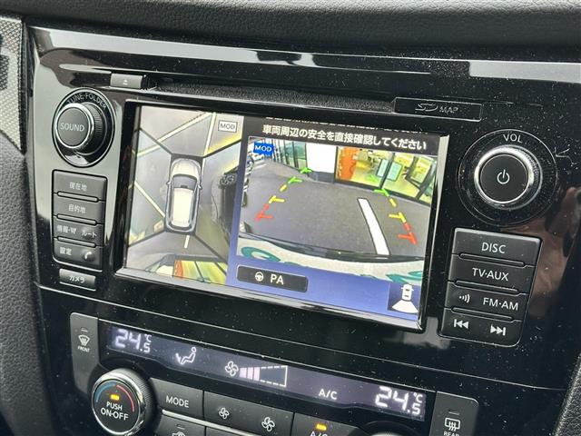 エクストレイル ２０Ｘｔ　エマージェンシーブレーキパッケージ　純正メーカーナビ／取扱説明書／保証書／全方位カメラ／１７インチ純正アルミホイール／パワーバックドア／クルーズコントロール／シートヒーター／ドライブレコーダー／ウインカーミラープッシュスタート（3枚目）