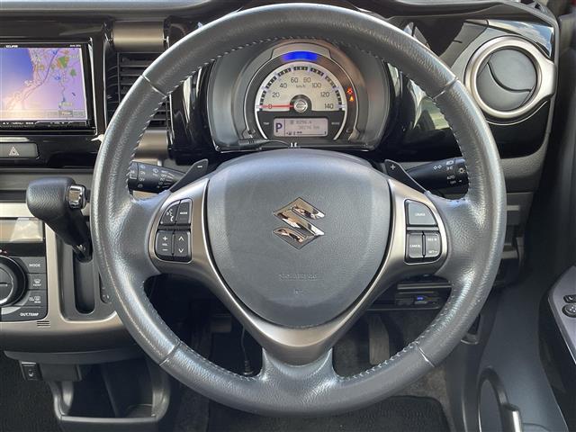 ハスラー JスタイルIIターボ 社外SDナビ/フルセグテレビ/バックカメラ/衝突軽減ブレーキ/レーンキープアシスト/クルーズコントロール/パドルシフト/プッシュスタート/前席シートヒーター/HID/オートライト/ETC/純正AW(15枚目)