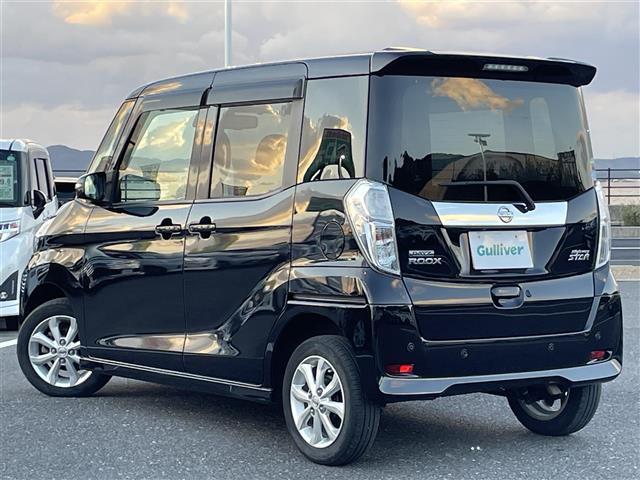 デイズルークス ハイウェイスター Xターボ 純正SDナビ・フルセグテレビ・アラウンドビューモニター・衝突軽減ブレーキ・レーンキープアシススト・パワースライドドア・LEDヘッドライト・オートライト・プッシュスタート・ドアバイザー・ETC・純正AW(43枚目)