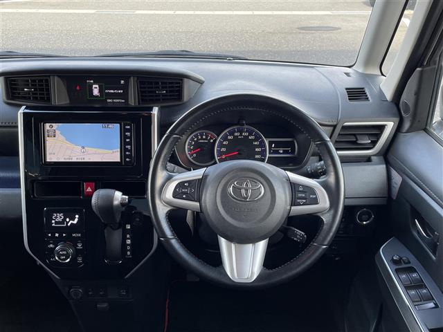 タンク カスタムG-T ワンオーナ・取扱説明書・保証書・純正ナビ・Bluetooth/CD/DVD/AM/FM・フルセグテレビ・全周囲カメラ・クルーズコントロール・シートヒーター・両側パワスラ・コーナーセンサー・衝突軽減(8枚目)