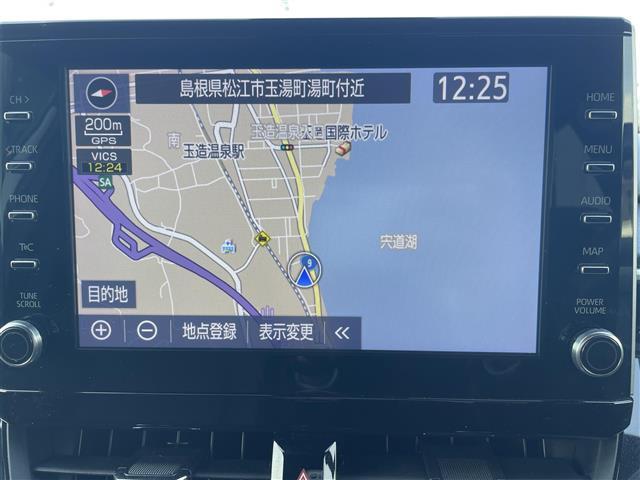 カローラクロス ハイブリッド　Ｚ　純正９インチナビ・フルセグテレビ・全周囲カメラ・衝突軽減ブレーキ・レーダークルーズコントロール・レーンキープアシススト・パワーシート・前席シートヒーター・ステアリングヒーター・前後ドラレコ・純正ＡＷ（6枚目）