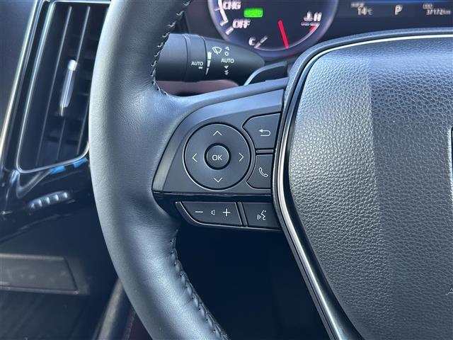 クラウンハイブリッド Ｓ　Ｃパッケージ　純正ＳＤナビ・フルセグテレビ・バックカメラ・プリクラッシュセーフティ・レーダークルーズ・レーンキープ・クリアランスソナー・ブラインドスポット・パーキングサポート・ヘッドアップディスプレイ・純正１８ＡＷ（9枚目）