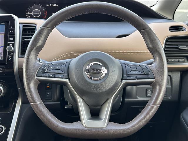 セレナ Ｘ　ワンオーナー・純正ＳＤナビ・フルセグＴＶ・両側パワスラ・ブラウンハーフレザーシート・全周囲カメラ・クルーズコントロール・ビルトインＥＴＣ・ロールサンシェード・前後コーナーセンサー・ＬＥＤヘッドライト（14枚目）