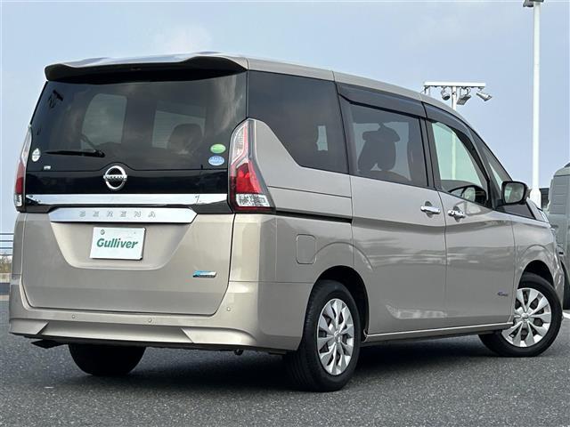 セレナ Ｘ　ワンオーナー・純正ＳＤナビ・フルセグＴＶ・両側パワスラ・ブラウンハーフレザーシート・全周囲カメラ・クルーズコントロール・ビルトインＥＴＣ・ロールサンシェード・前後コーナーセンサー・ＬＥＤヘッドライト（34枚目）