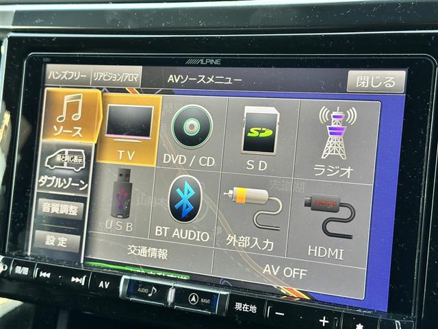 アルファード 2.5S 後席モニター・社外SDナビ・フルセグTV・両側パワスラ・冬用タイヤ・コーナーセンサー・7人乗り・バックカメラ・オットマン・ウィンカーミラー・電格ミラー・LEDヘッドライト・ETC・衝突軽減ブレーキ(6枚目)