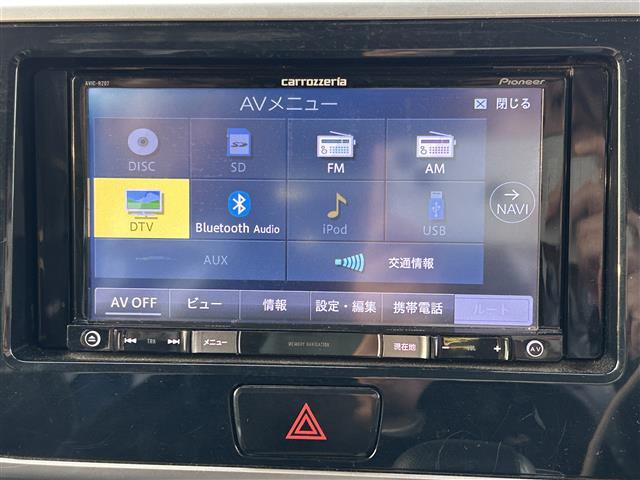 デイズルークス X Vセレクション+セーフティII カロッツェリアナビ・Bluetooth/AM/FM/CD/DVD・フルセグ・全周囲カメラ/バック/サイド/フロント・左パワスラ・横滑り防止・衝突軽減・プッシュスタート・スマートキー(スペアキー×1)(4枚目)