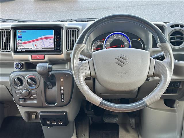 エブリイ ジョインターボ ワンオーナー・純正ナビ・フルセグ・リモコンキー・純正フロアマット・両側スライドドア・コーナーセンサー・レーンキープ・横滑り防止・衝突軽減・運転席/助手席エアバッグ・社外AW・禁煙車・取扱説明書・保証書(14枚目)