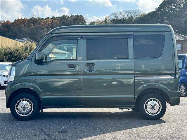 エブリイ ジョインターボ ワンオーナー・純正ナビ・フルセグ・リモコンキー・純正フロアマット・両側スライドドア・コーナーセンサー・レーンキープ・横滑り防止・衝突軽減・運転席/助手席エアバッグ・社外AW・禁煙車・取扱説明書・保証書(33枚目)