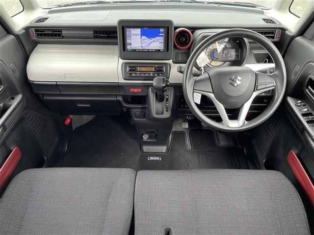 スペーシア ハイブリッドＧ　ワンオーナー・社外ナビ・ワンセグテレビ・衝突軽減システム・車線逸脱警報・横滑り防止装置・コーナーセンサー・プッシュスタート・スマートキー・スペアキー・ドアバイザー・純正フロアマット・取扱説明書・保証書（2枚目）