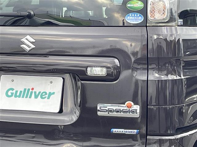 スペーシア ハイブリッドＧ　ワンオーナー・社外ナビ・ワンセグテレビ・衝突軽減システム・車線逸脱警報・横滑り防止装置・コーナーセンサー・プッシュスタート・スマートキー・スペアキー・ドアバイザー・純正フロアマット・取扱説明書・保証書（35枚目）
