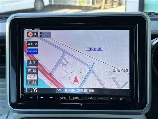 スペーシア ハイブリッドＸ　ワンオーナー・純正ナビ・フルセグ・全周囲カメラ・両側パワスラ・シートヒーター・ＬＥＤライト・ＨＵＤ・ＥＴＣ・純正フロアマット・純正１４ＡＷ・レーンキープ・衝突軽減・横滑り防止・スマートキー２本・禁煙車（3枚目）