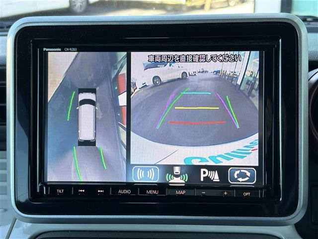 スペーシア ハイブリッドＸ　ワンオーナー・純正ナビ・フルセグ・全周囲カメラ・両側パワスラ・シートヒーター・ＬＥＤライト・ＨＵＤ・ＥＴＣ・純正フロアマット・純正１４ＡＷ・レーンキープ・衝突軽減・横滑り防止・スマートキー２本・禁煙車（5枚目）