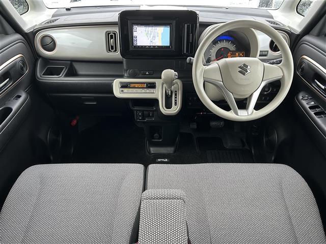 ワゴンＲスマイル ハイブリッドＸ　社外ＳＤナビ・フルセグテレビ・両側パワスラ・衝突軽減ブレーキ・レーンキープアシスト・ＬＥＤヘッドライト・オートライト・フォグランプ・シートヒーター・ドアバイザー・ドライブレコーダー・ＥＴＣ・禁煙車（2枚目）