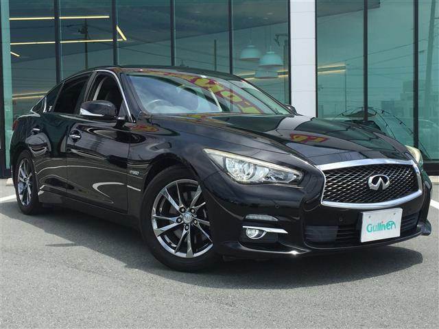 日産 スカイライン ３５０ｇｔ ハイブリッド タイプｐ 全周囲カメラ 黒革シートの中古車 グーネット中古車